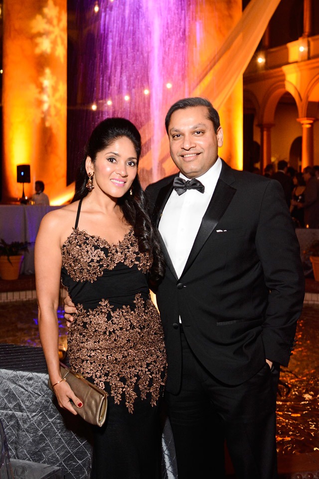Reggie Aggarwal with his wife
