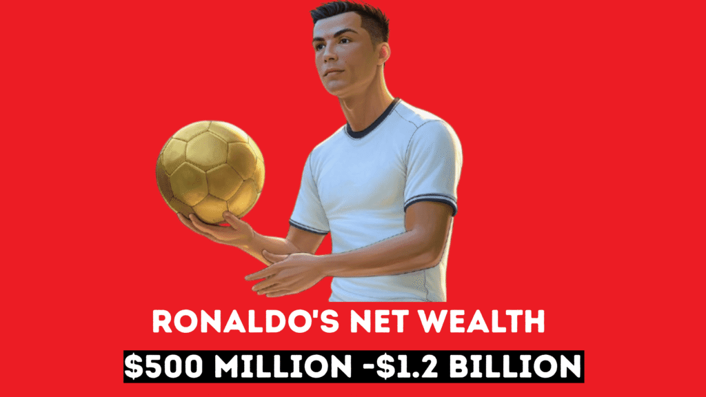 Ronaldo's net wealth